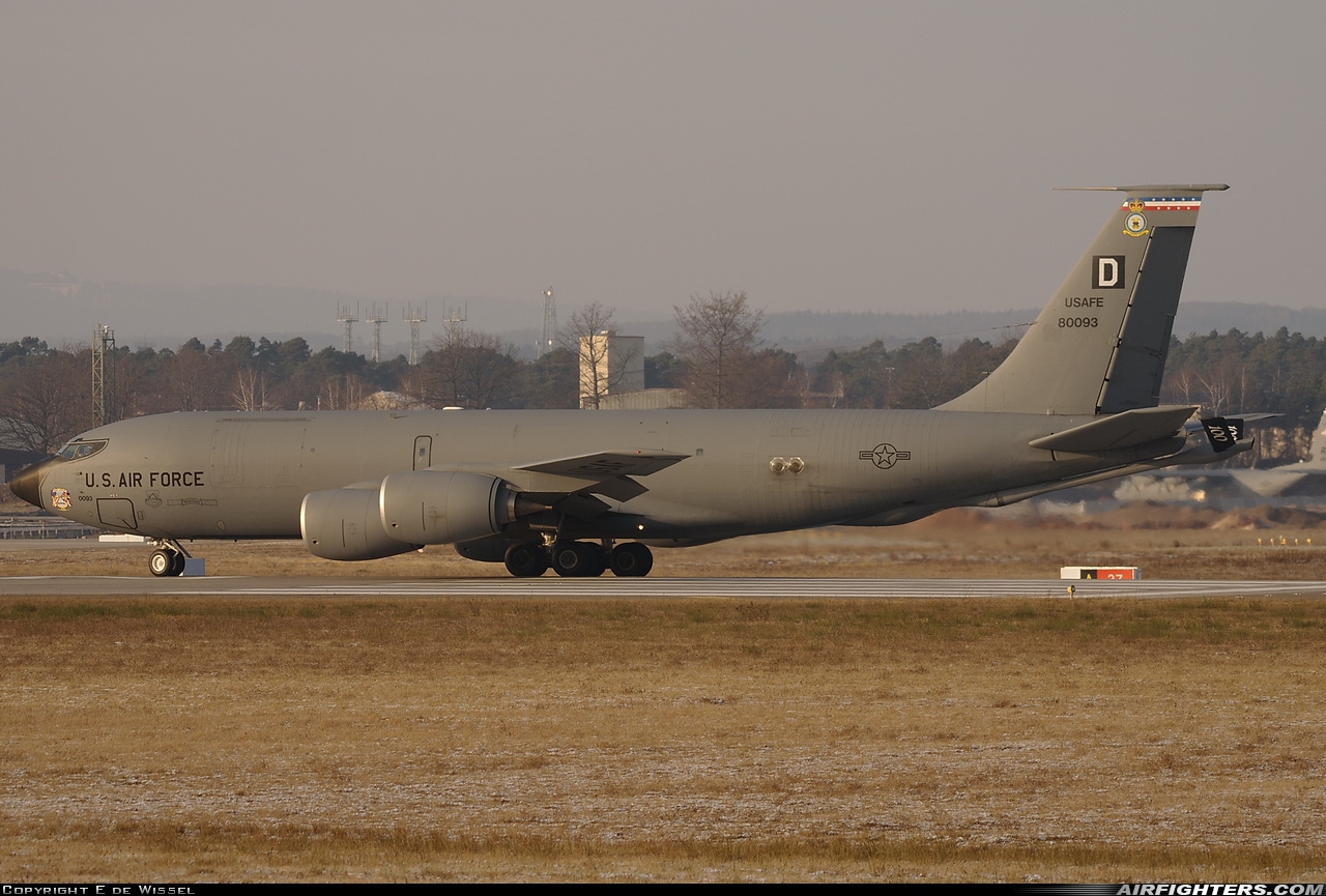 USA - Air Force Boeing KC-135R Stratotanker (717-148) 58-0093 at Ramstein (- Landstuhl) (RMS / ETAR), Germany