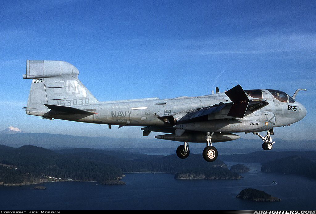 USA - Navy Grumman EA-6B Prowler (G-128) 163030 at In Flight, USA