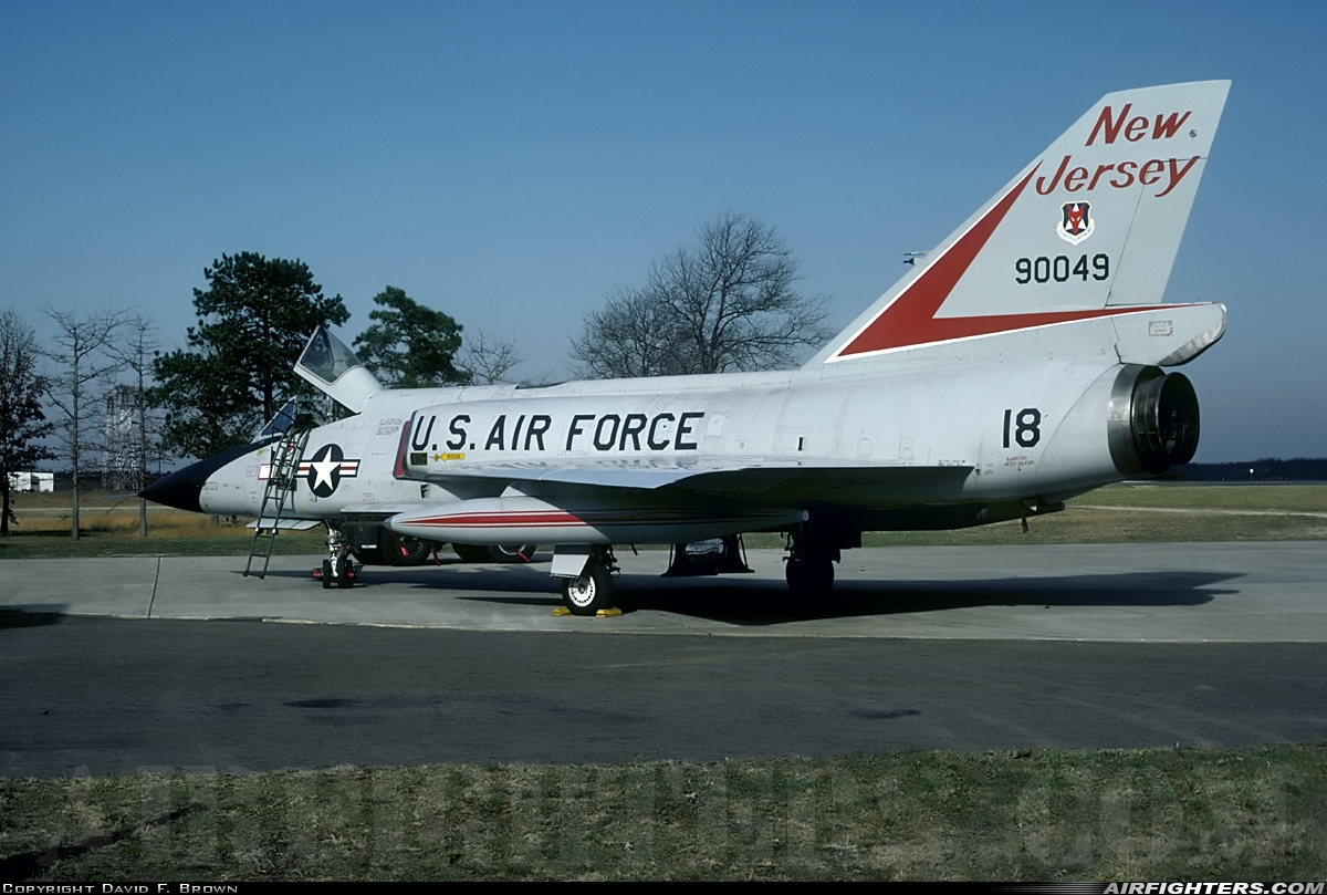 USA - Air Force Convair F-106A Delta Dart (8) 59-0049 at Atlantic City - Int. (ACY / KACY), USA