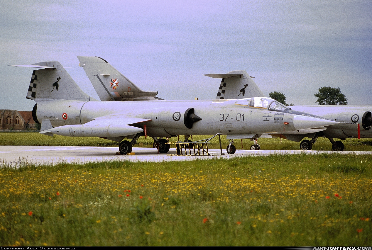 Italy - Air Force Lockheed F-104S-ASA-M Starfighter MM6914 at Koksijde (EBFN), Belgium