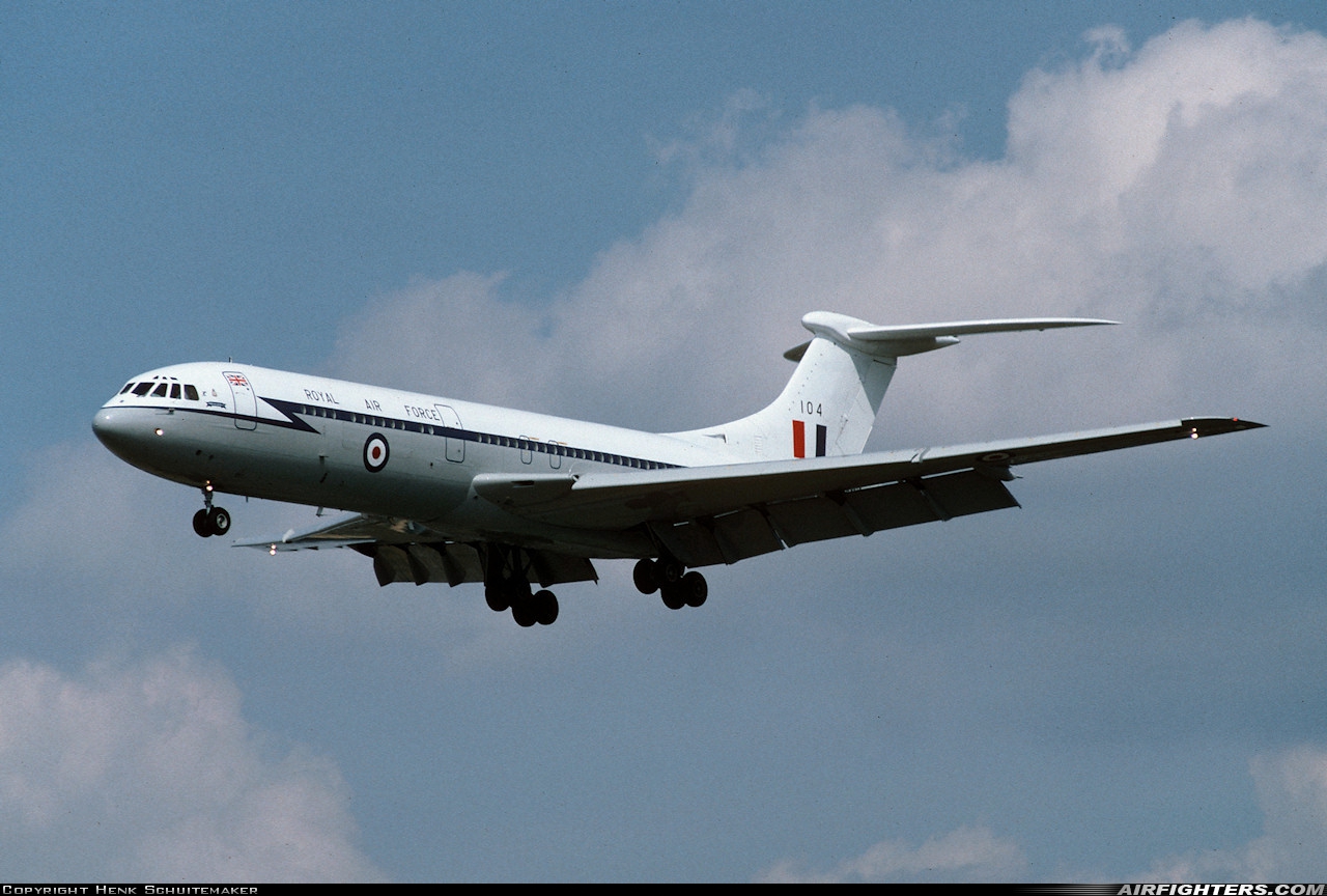 UK - Air Force Vickers 1106 VC-10 C1 XV104 at Wildenrath (WID / EDUW), Germany