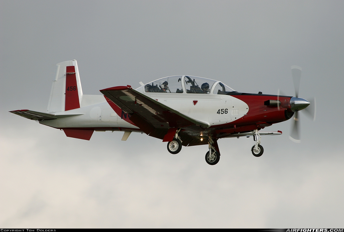 Israel - Air Force Raytheon T-6A Texan II 456 at Ostend / Bruges (OST / EBOS), Belgium