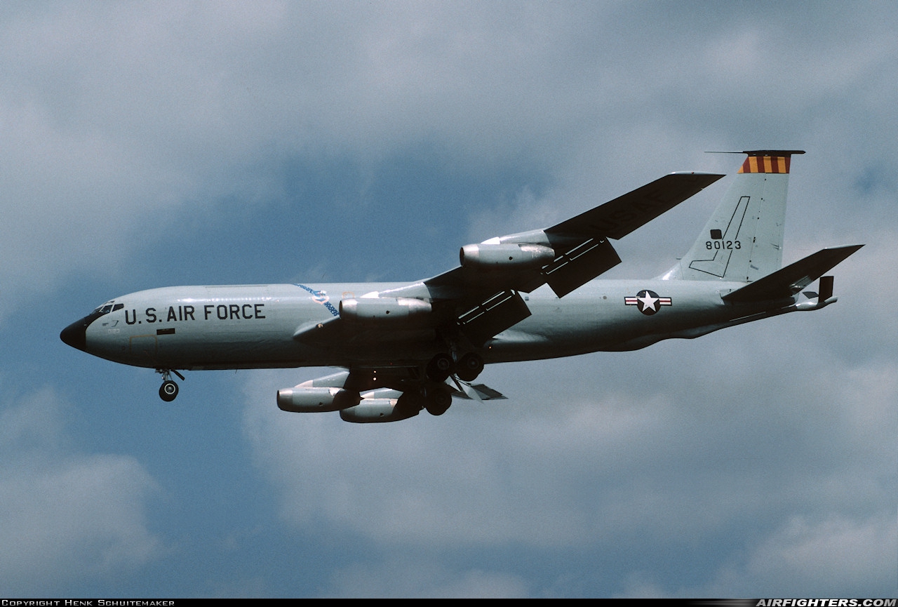 USA - Air Force Boeing KC-135A Stratotanker (717-100) 58-0123 at Ramstein (- Landstuhl) (RMS / ETAR), Germany