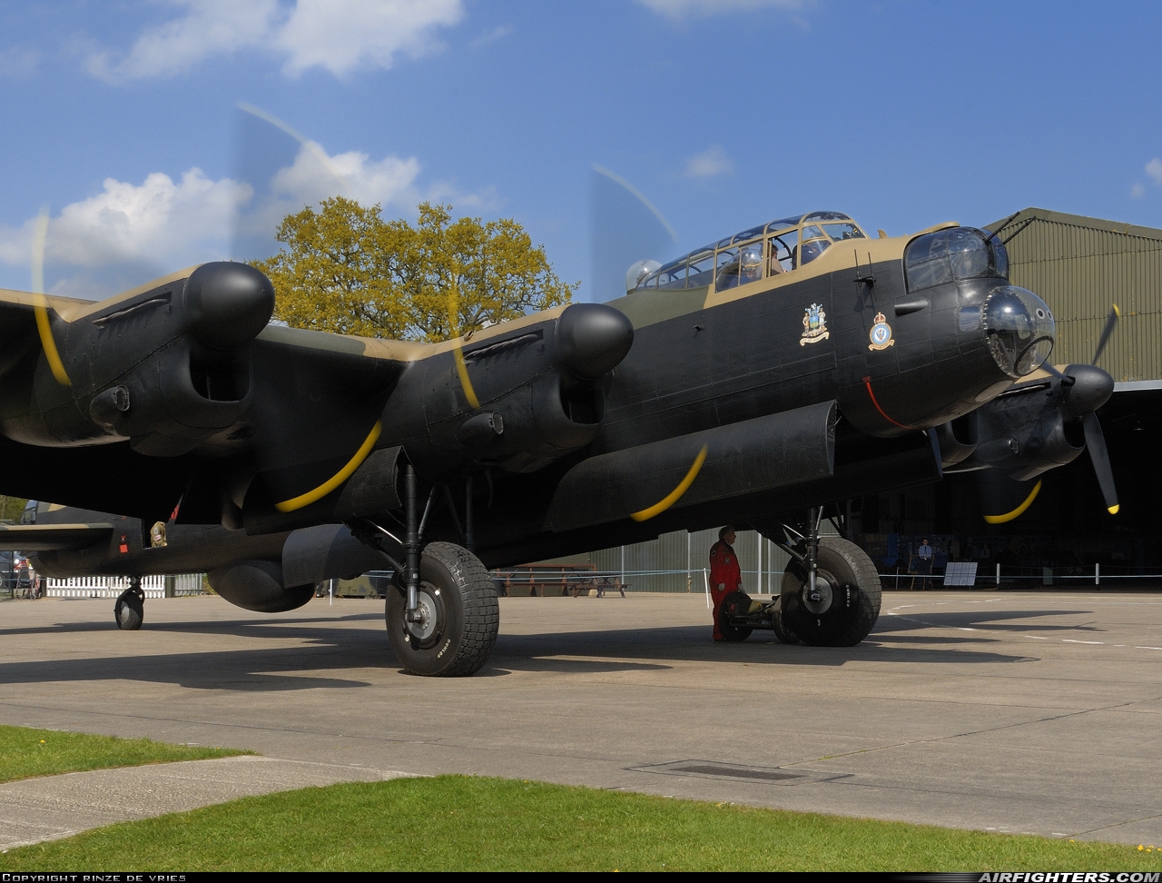 Private Avro 683 Lancaster B.VII G-ASXX at East Kirkby, UK
