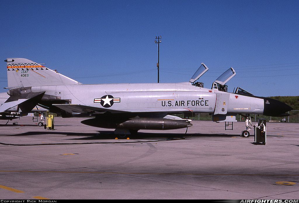USA - Air Force McDonnell Douglas F-4C Phantom II 64-0831 at Honolulu - Int. / Hickam AFB (HNL / HIK / PHNL / PHIK), USA