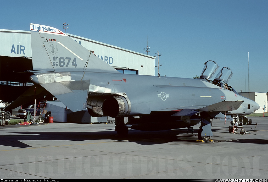 USA - Air Force McDonnell Douglas RF-4C Phantom II 65-0874 at Reno / Tahoe - Int. (Cannon) (RNO / KRNO), USA