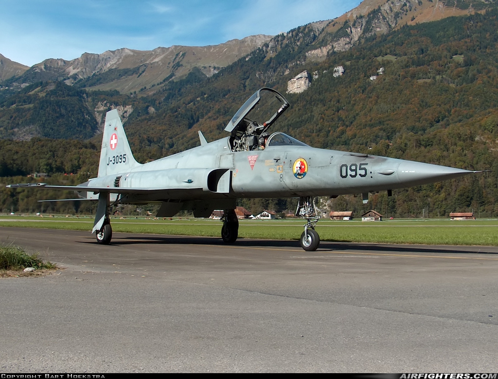 Switzerland - Air Force Northrop F-5E Tiger II J-3095 at Meiringen (LSMM), Switzerland