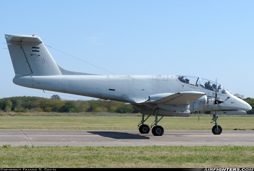 Argentina - Air Force FMA IA-58D Pucara A-588 at Moron (MOR / SADM), Argentina