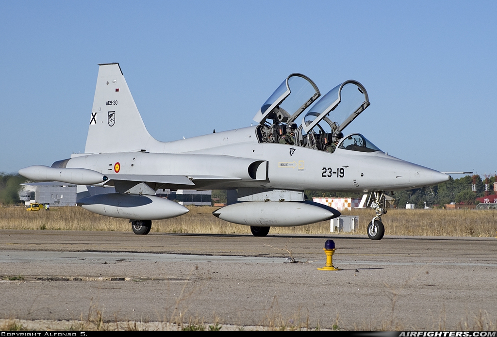 Spain - Air Force Northrop SF-5M Freedom Fighter AE.9-030 at Madrid - Torrejon (TOJ / LETO), Spain