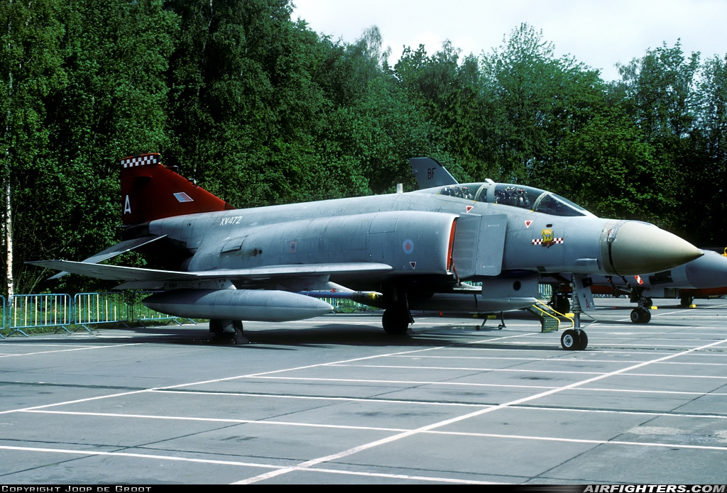UK - Air Force McDonnell Douglas Phantom FGR2 (F-4M) XV472 at Florennes (EBFS), Belgium