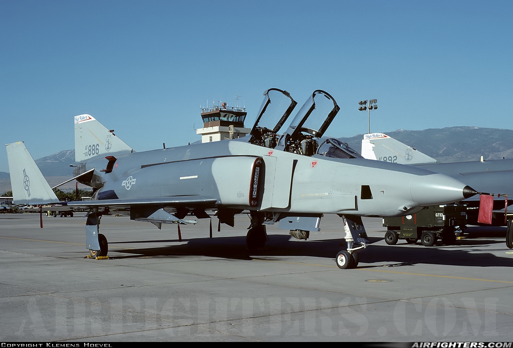 USA - Air Force McDonnell Douglas RF-4C Phantom II 65-0886 at Reno / Tahoe - Int. (Cannon) (RNO / KRNO), USA