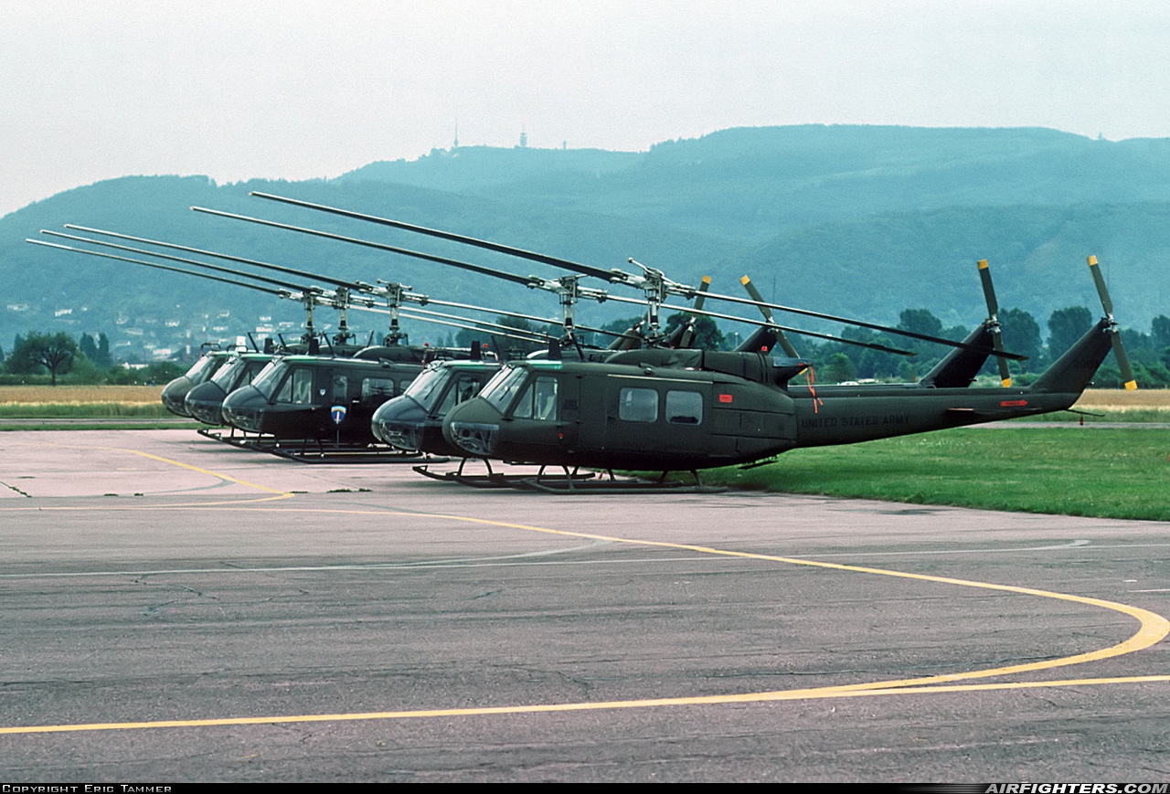 USA - Army Bell UH-1H-II Iroquois (205) 71-20104 at Heidelberg AAF (EDIE), Germany