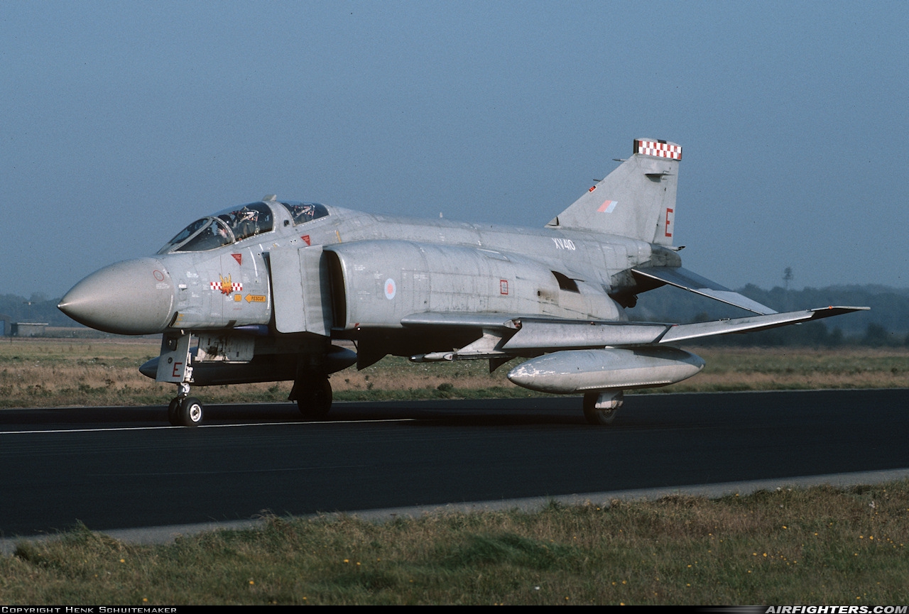 UK - Air Force McDonnell Douglas Phantom FGR2 (F-4M) XV410 at Enschede - Twenthe (ENS / EHTW), Netherlands