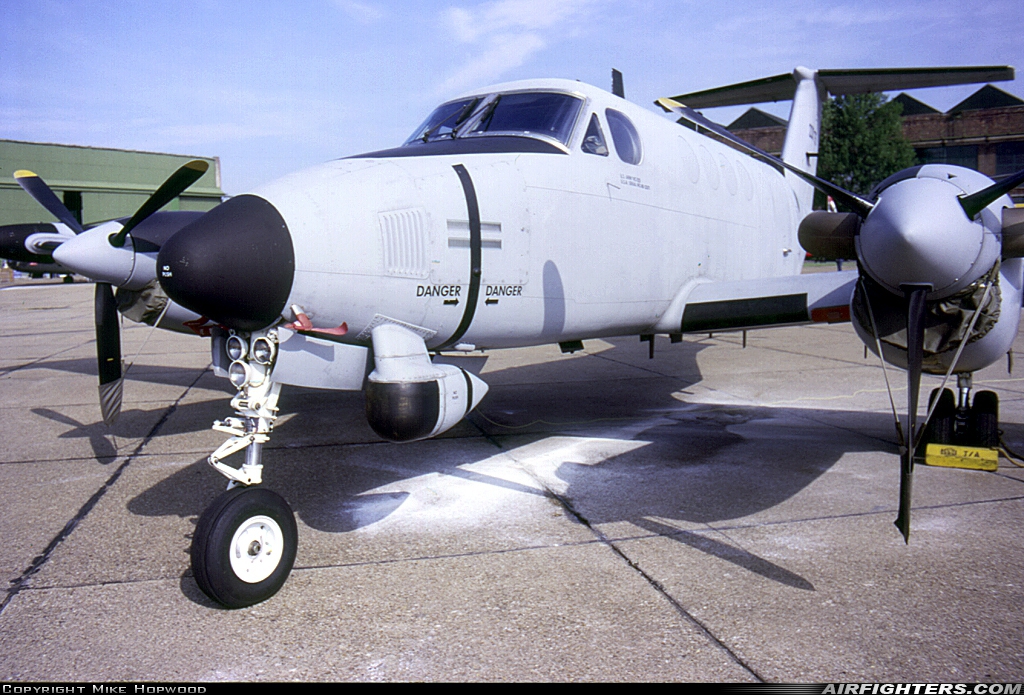 USA - Army Beech RC-12D Huron 80-23375 at Mildenhall (MHZ / GXH / EGUN), UK