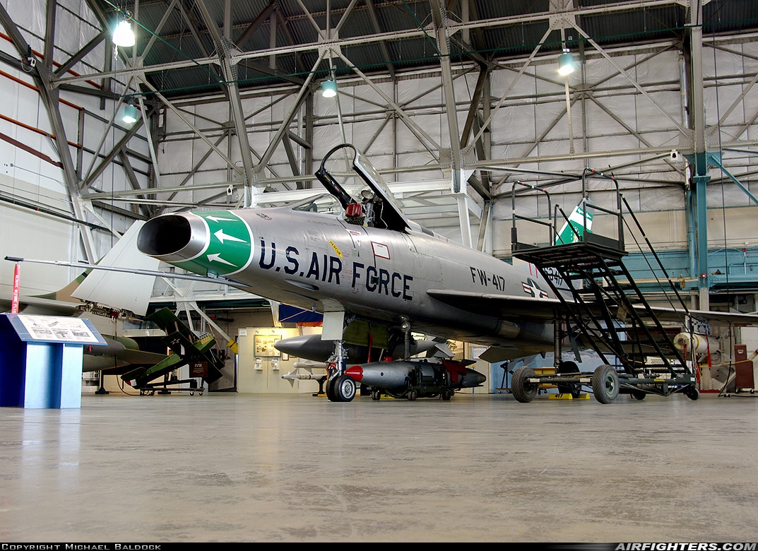 USA - Air Force North American F-100D Super Sabre 56-3417 at Denver - Lowry AFB (Wings Over The Rockies Museum), USA