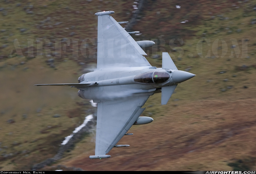 UK - Air Force Eurofighter Typhoon FGR4 ZJ913 at Off-Airport - Machynlleth Loop Area, UK