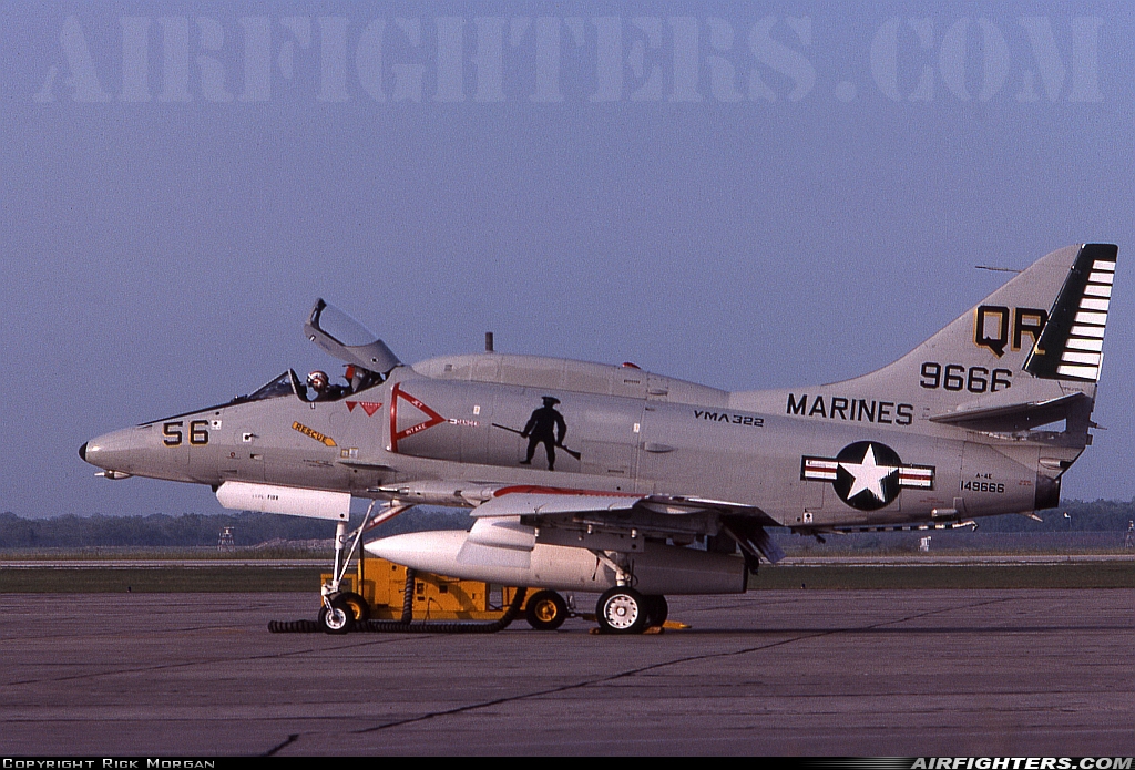 USA - Marines Douglas A-4E Skyhawk 149666 at Beeville - NAS Chase Field (NIR / KNIR), USA