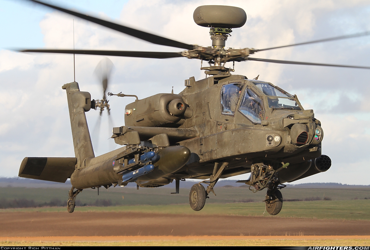 UK - Army Westland Apache AH1 (WAH-64D) ZJ187 at Off-Airport - Salisbury Plain, UK
