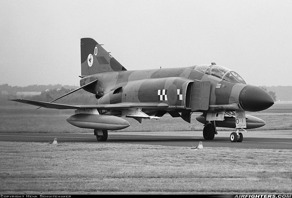 UK - Air Force McDonnell Douglas Phantom FG1 (F-4K) XT866 at Utrecht - Soesterberg (UTC / EHSB), Netherlands