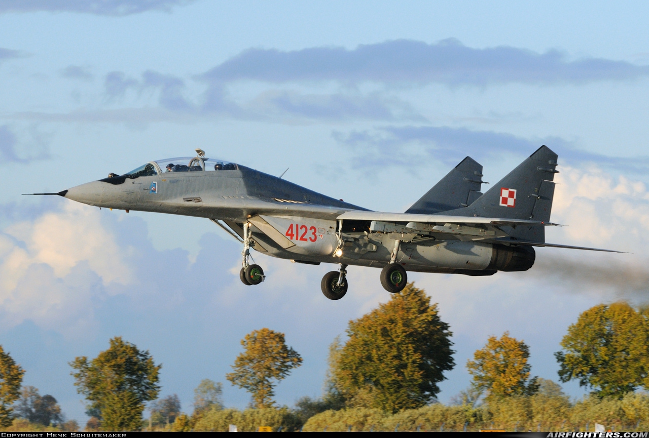 Poland - Air Force Mikoyan-Gurevich MiG-29GT (9.51) 4123 at Malbork (EPMB), Poland