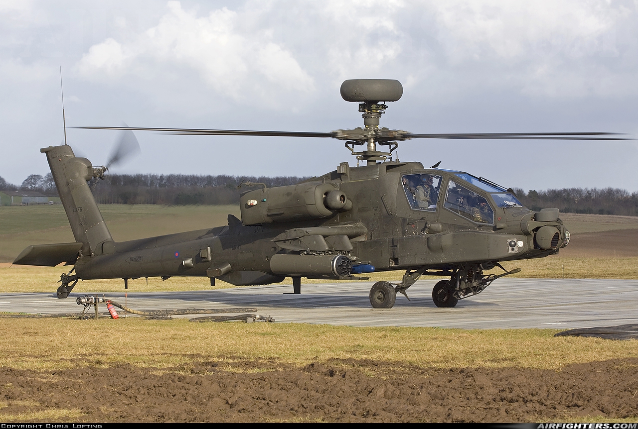 UK - Army Westland Apache AH1 (WAH-64D) ZJ176 at Netheravon (EGDN), UK
