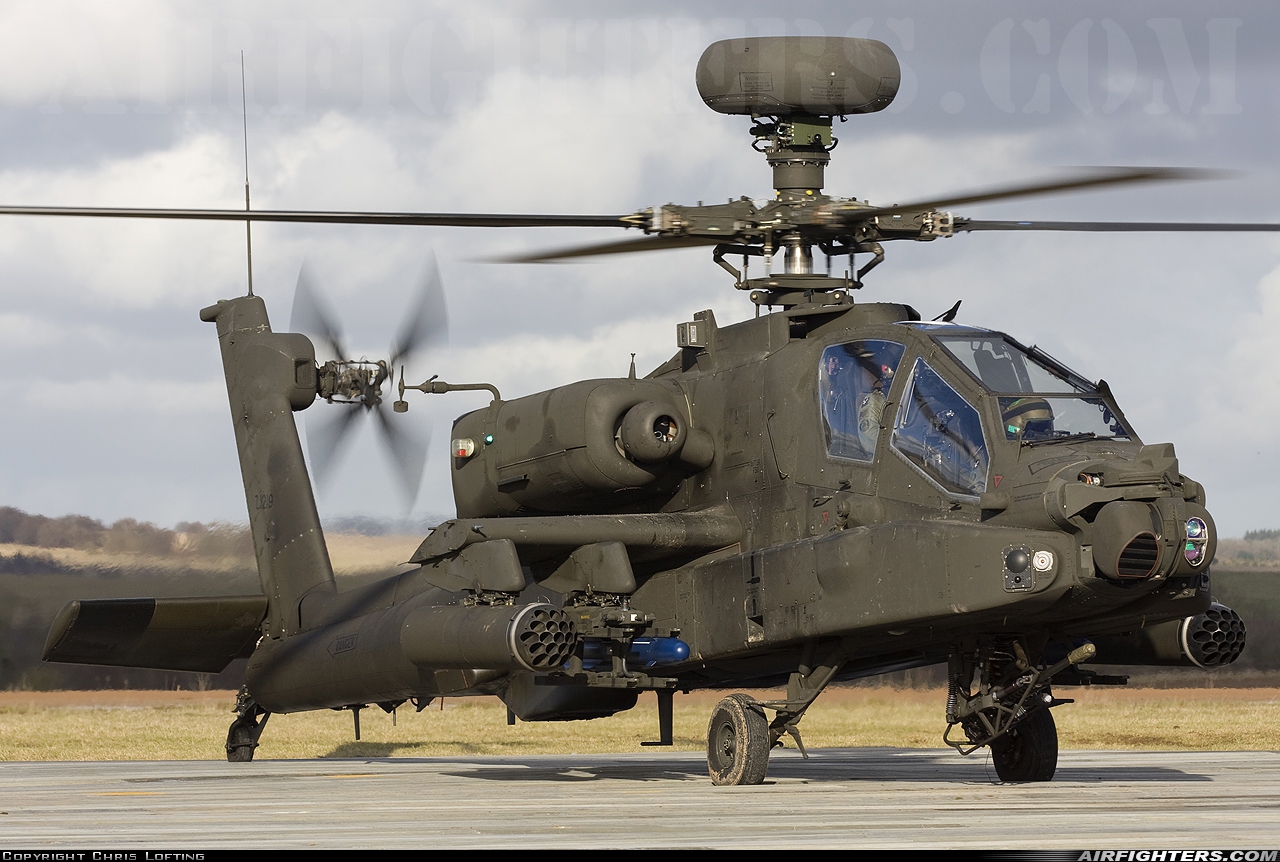 UK - Army Westland Apache AH1 (WAH-64D) ZJ219 at Netheravon (EGDN), UK