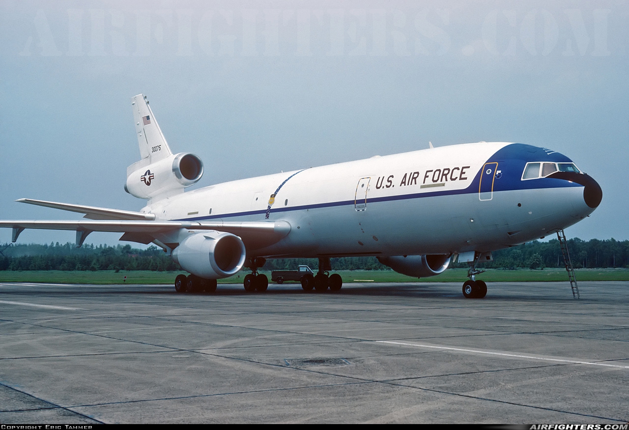 USA - Air Force McDonnell Douglas KC-10A Extender (DC-10-30CF) 83-0075 at Utrecht - Soesterberg (UTC / EHSB), Netherlands