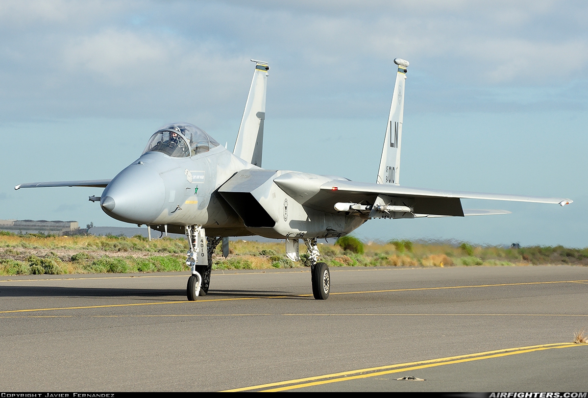 USA - Air Force McDonnell Douglas F-15C Eagle 84-0010 at Gran Canaria (- Las Palmas / Gando) (LPA / GCLP), Spain