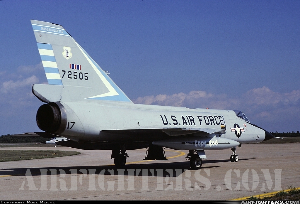 USA - Air Force Convair F-106A Delta Dart (8) 57-2505 at Falmouth - Otis Air National Guard Base (FMH / KFMH), USA