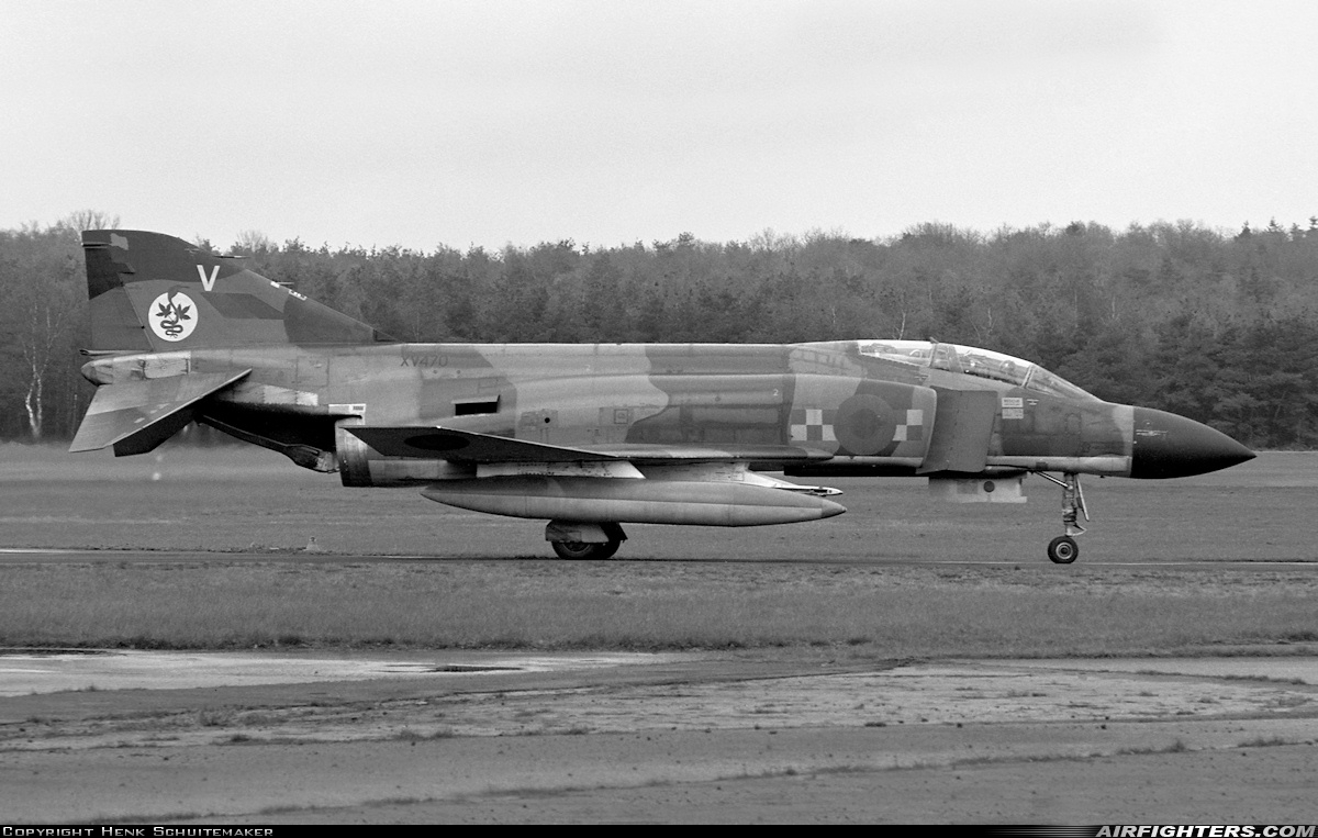 UK - Air Force McDonnell Douglas Phantom FGR2 (F-4M) XV470 at Utrecht - Soesterberg (UTC / EHSB), Netherlands