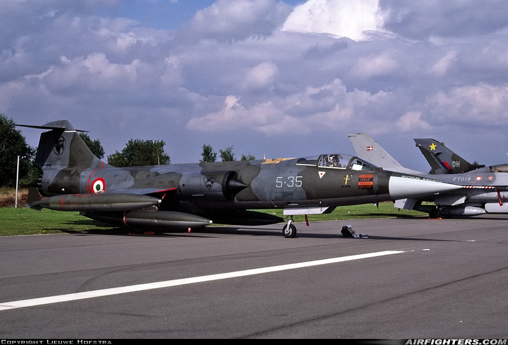 Italy - Air Force Lockheed F-104S-ASA Starfighter MM6873 at Kleine Brogel (EBBL), Belgium