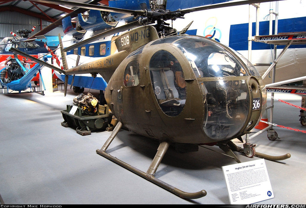 USA - Army Hughes OH-6A Cayuse 67-16506 at Weston-super-Mare, UK