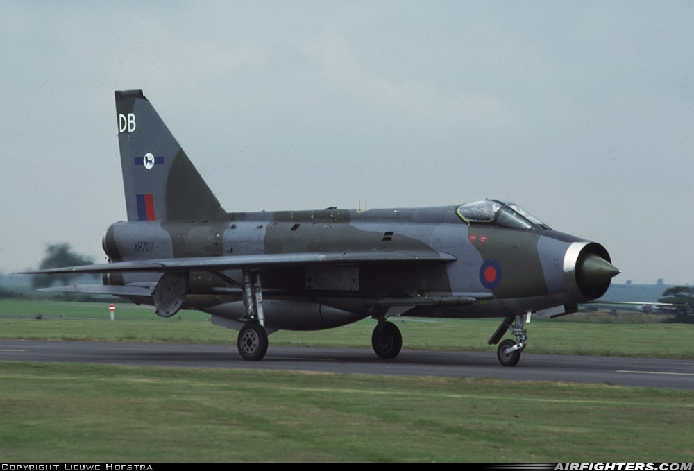 UK - Air Force English Electric Lightning F3 XP707 at Binbrook (GSY / EGXB), UK