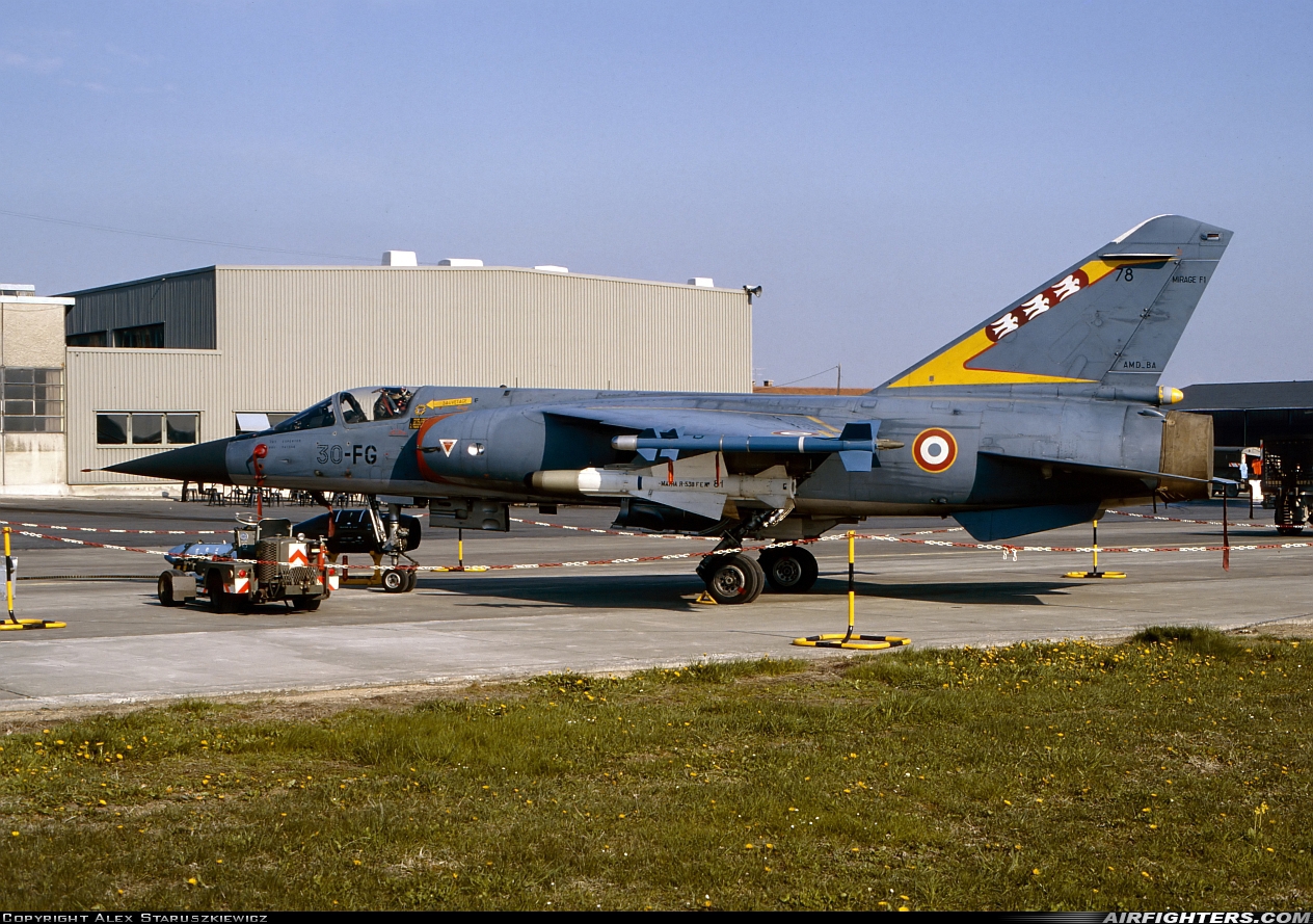 France - Air Force Dassault Mirage F1C 78 at Reims - Champagne (RHE / LFSR), France