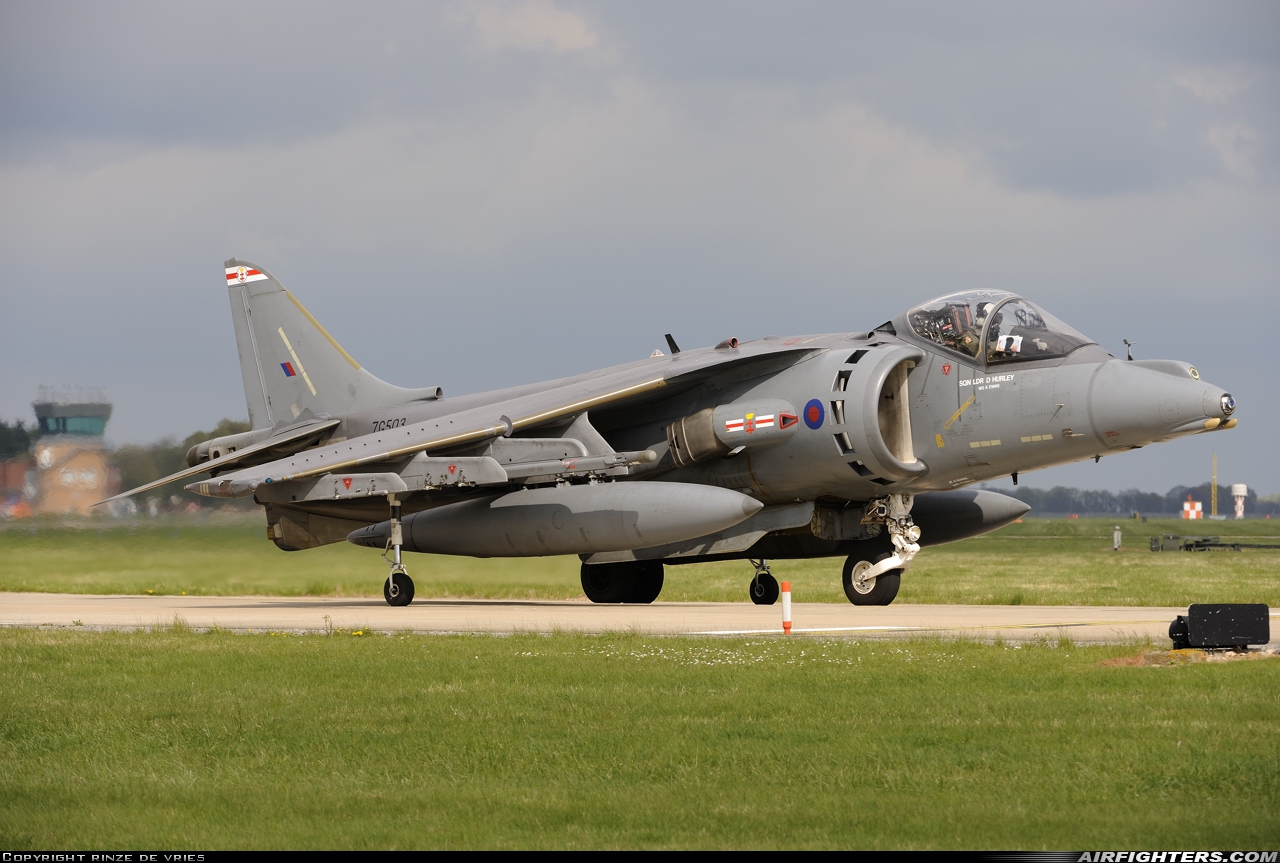 UK - Air Force British Aerospace Harrier GR.9 ZG503 at Coningsby (EGXC), UK