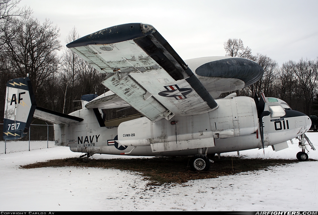 USA - Navy Grumman E-1B Tracer 147217 at Windsor Locks (Hartford / Springfield) - Bradley Int. (BDL / KBDL), USA