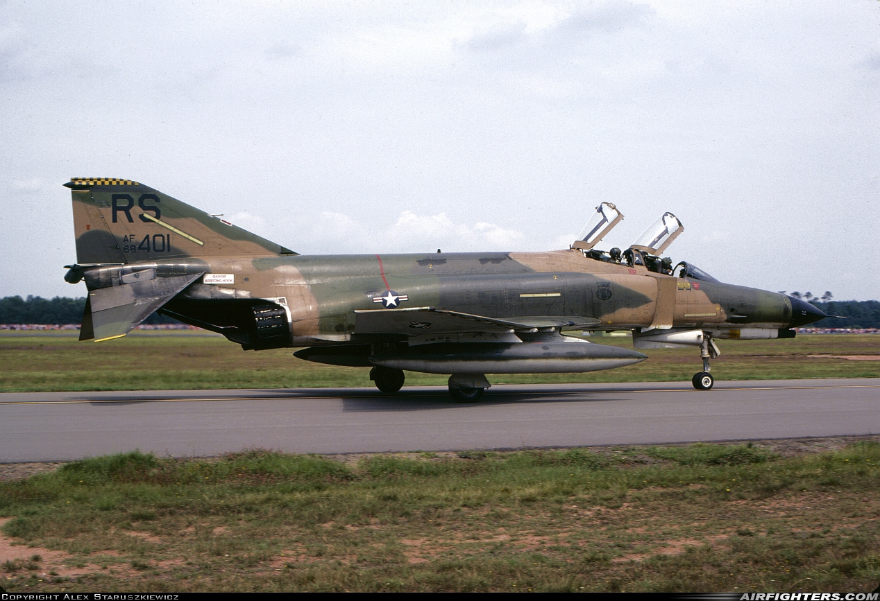 USA - Air Force McDonnell Douglas F-4E Phantom II 68-0401 at Ramstein (- Landstuhl) (RMS / ETAR), Germany