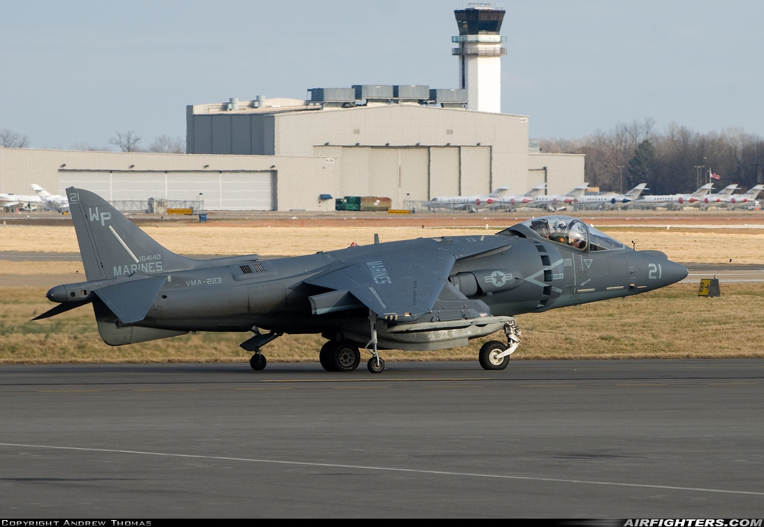 USA - Marines McDonnell Douglas AV-8B Harrier II 164140 at Little Rock National Airport (KLIT), USA