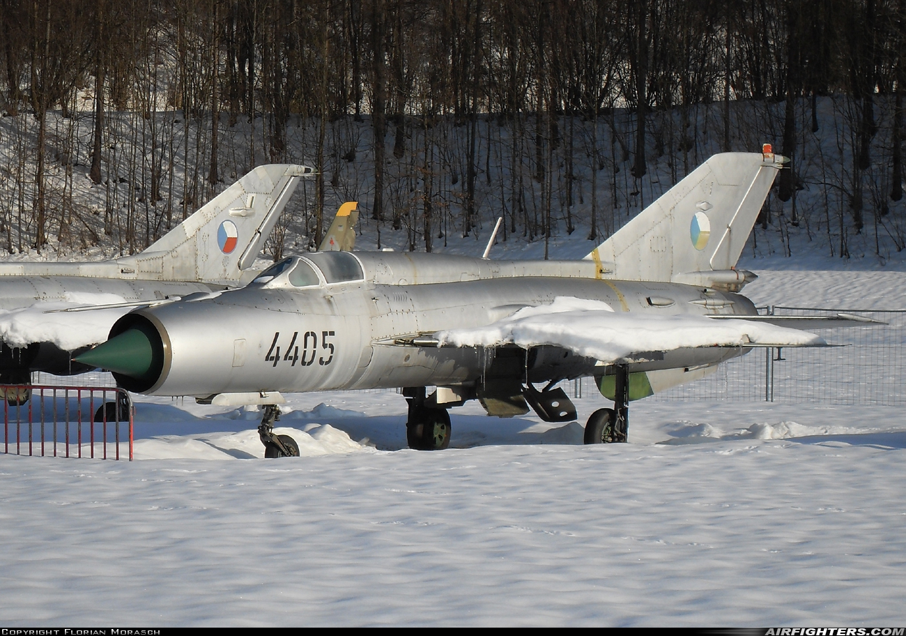 Czech Republic - Air Force Mikoyan-Gurevich MiG-21PFM 4405 at Off-Airport - Bad Ischl, Austria