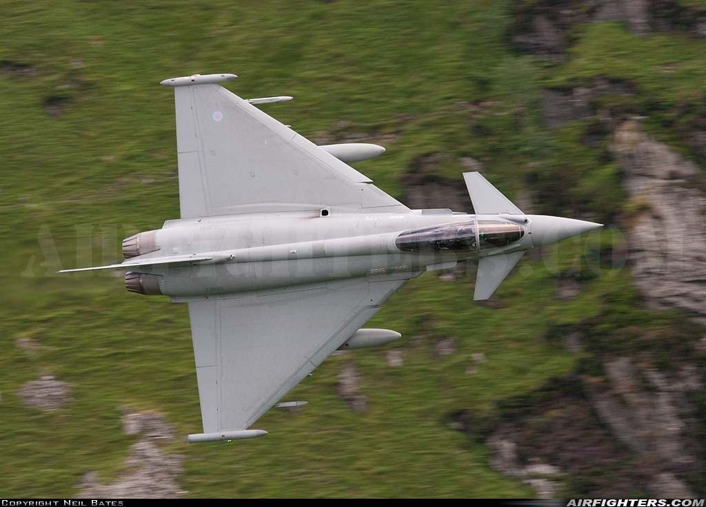 UK - Air Force Eurofighter Typhoon FGR4 ZJ930 at Off-Airport - Machynlleth Loop Area, UK