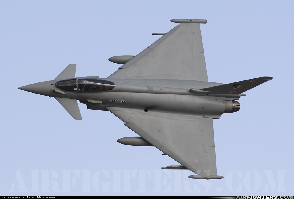 UK - Air Force Eurofighter Typhoon FGR4 ZJ946 at Off-Airport - Cumbria, UK