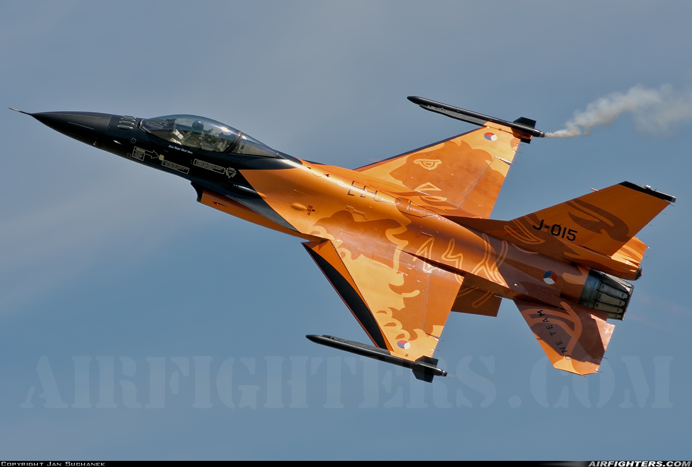 Netherlands - Air Force General Dynamics F-16AM Fighting Falcon J-015 at Piestany (PZY / LZPP), Slovakia