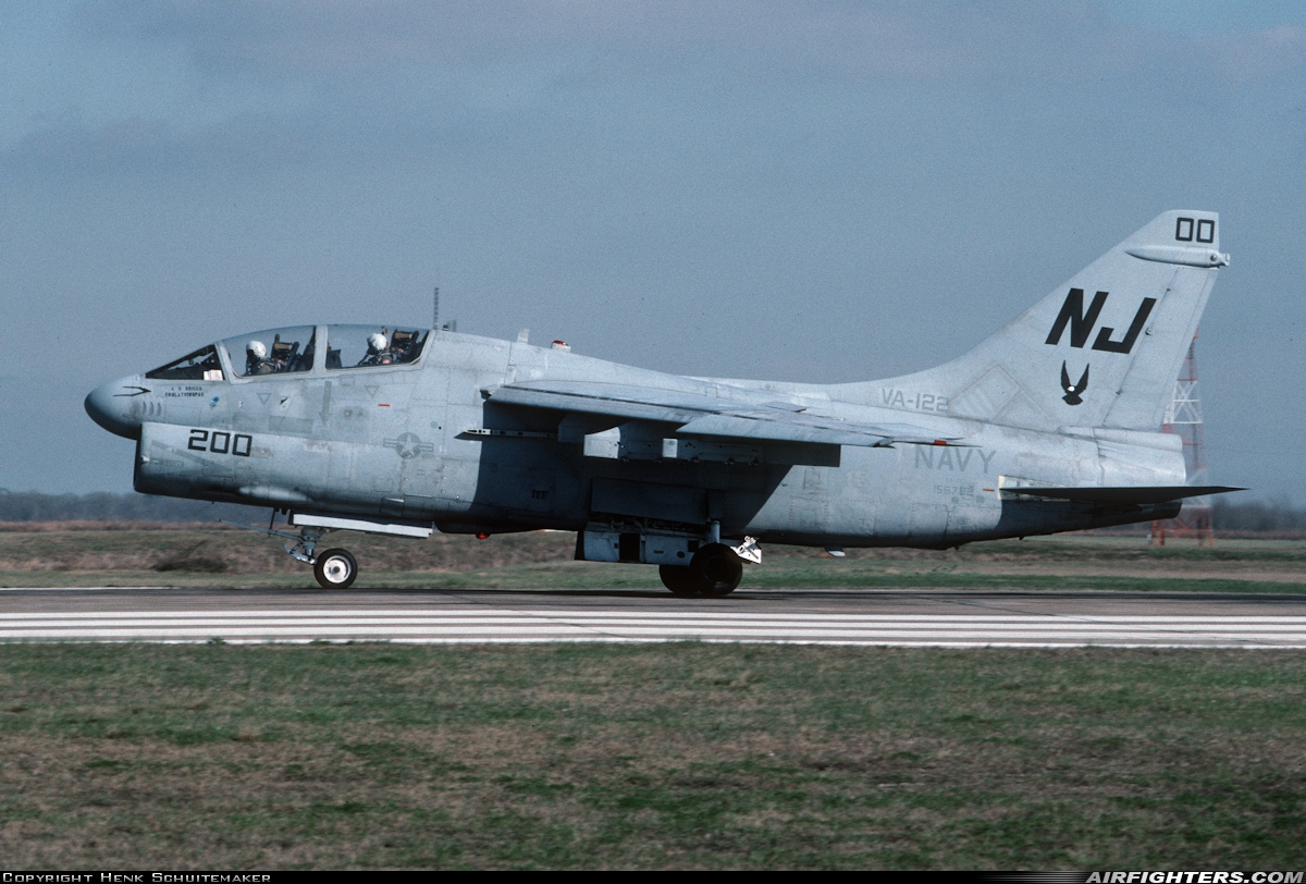 USA - Navy LTV Aerospace TA-7C Corsair II 156782 at Houston - Ellington Field (AFB) (EFD), USA