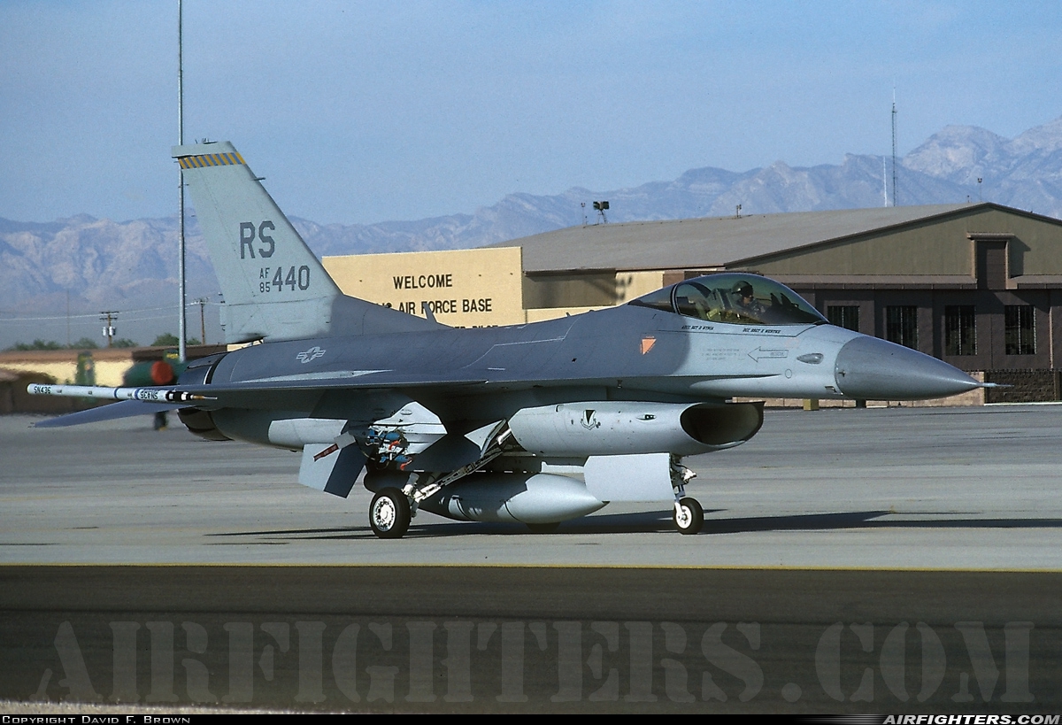 USA - Air Force General Dynamics F-16C Fighting Falcon 85-1440 at Las Vegas - Nellis AFB (LSV / KLSV), USA