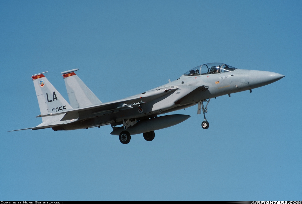 USA - Air Force McDonnell Douglas F-15D Eagle 80-0055 at Glendale (Phoenix) - Luke AFB (LUF / KLUF), USA