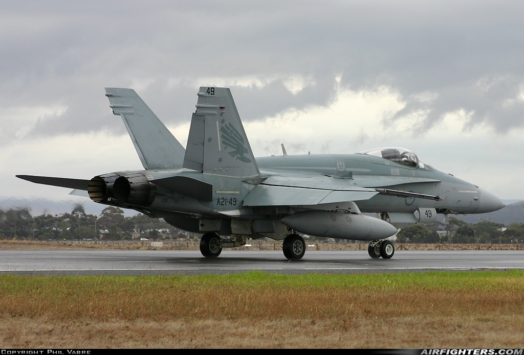 Australia - Air Force McDonnell Douglas F/A-18A Hornet A21-49 at Avalon (Geelong) (AVV / YMAV), Australia