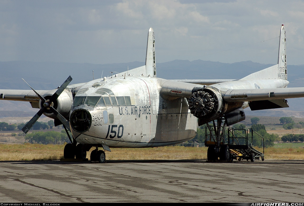 USA - Air Force Fairchild C-119L Flying Boxcar 53-8150 at Greybull - South Big Horn County (GEY), USA