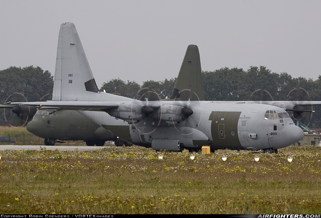 UK - Air Force Lockheed Martin Hercules C5 (C-130J / L-382) ZH880 at Eindhoven (- Welschap) (EIN / EHEH), Netherlands