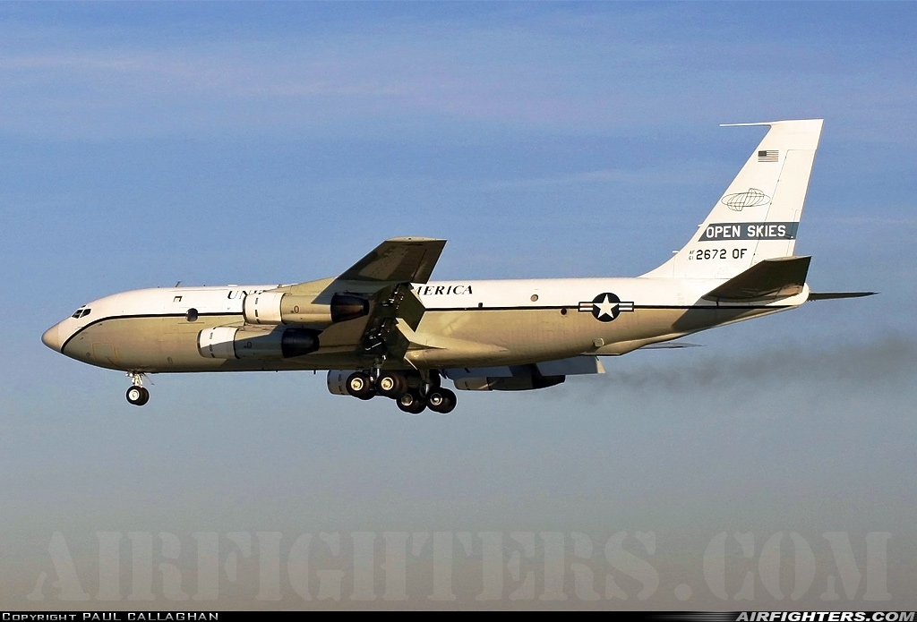 USA - Air Force Boeing OC-135B (717-158) 61-2672 at Mildenhall (MHZ / GXH / EGUN), UK