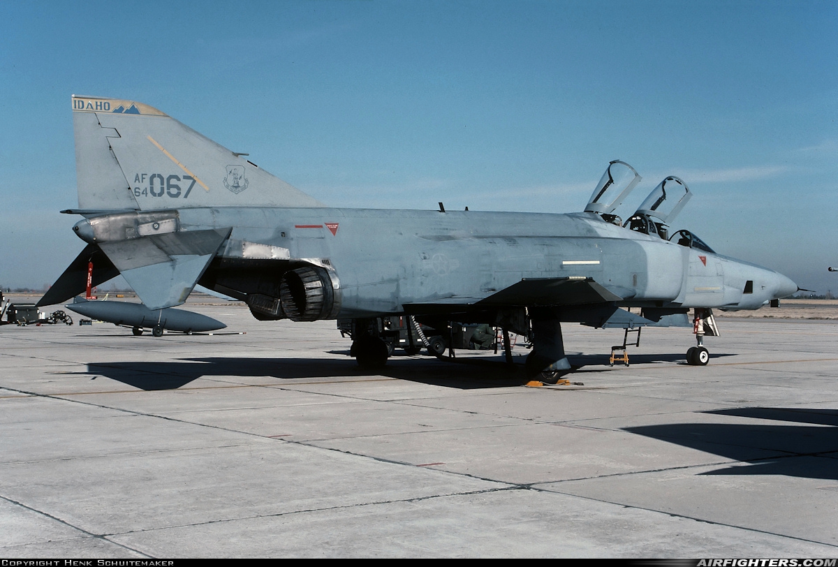 USA - Air Force McDonnell Douglas RF-4C Phantom II 64-1067 at Boise - Air Terminal / Gowen Field (Municipal) (BOI / KBOI), USA